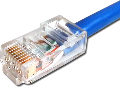 0,5 m Patch kabel UTP Cat5e blå. kabler i mange farver og længder.