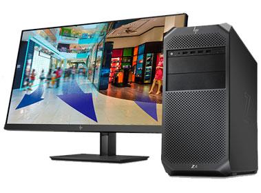 HP Z4 G4 Workstation med ultra kraftig xeon CPU | Køb billigt her