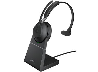 Jabra Evolve2 Mono headset med Stander - Bluetooth forbindelse