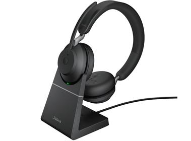 Jabra Evolve 2 headset inkl. stander - Bluetooth forbindelse