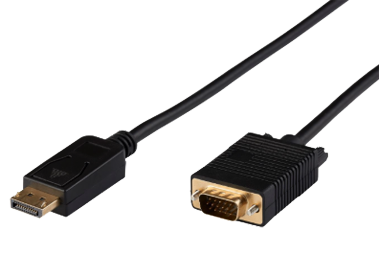 DisplayPort til VGA kabel 2 meter | Køb billigt her